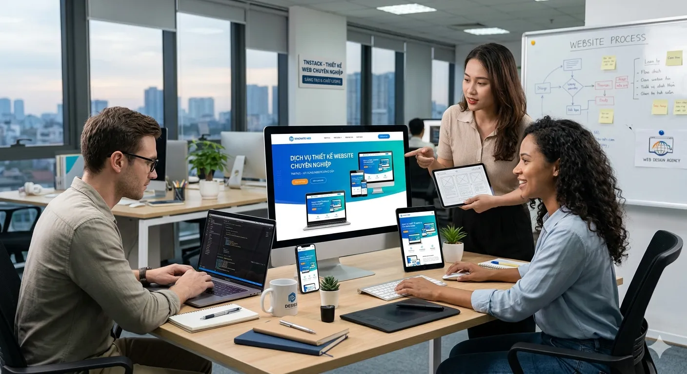 Vì sao nên chọn dịch vụ thiết kế website chuyên nghiệp tại TNStack