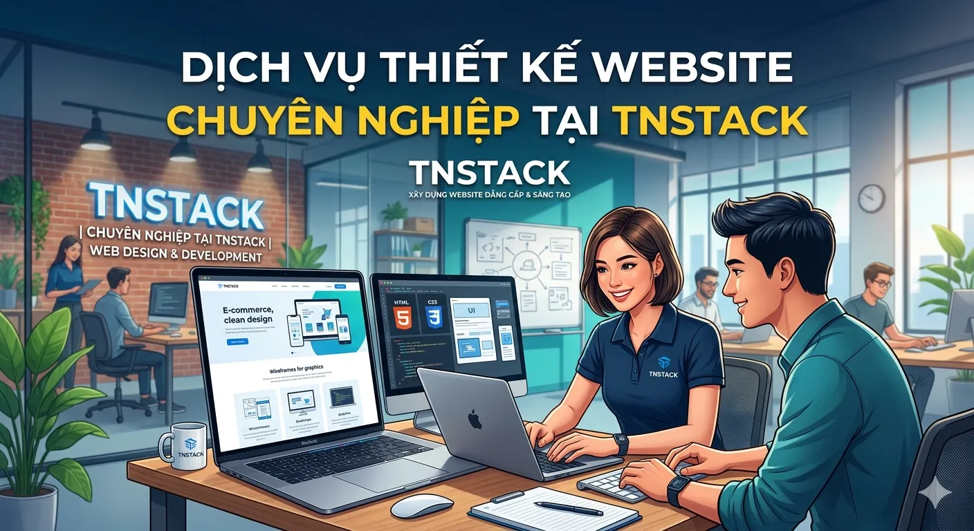 Dịch vụ thiết kế website tại TNStack