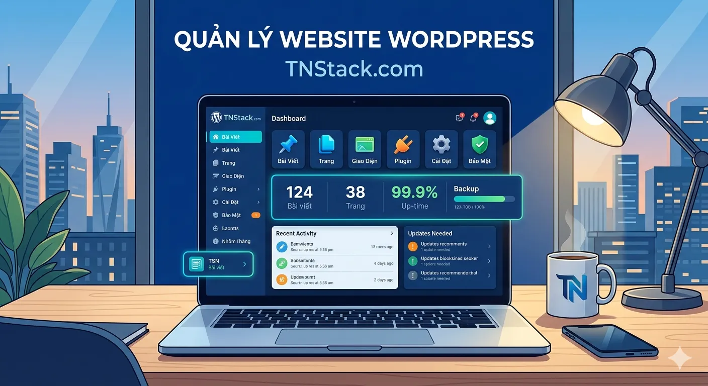 Quản lý website wordpress