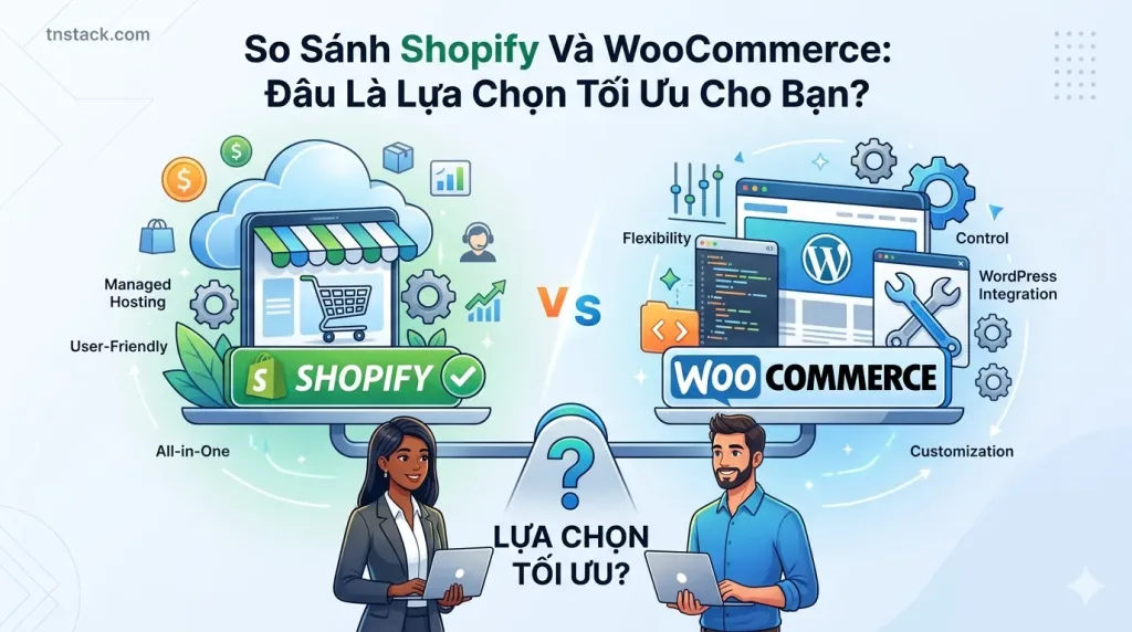 So Sánh Shopify Và WooCommerce