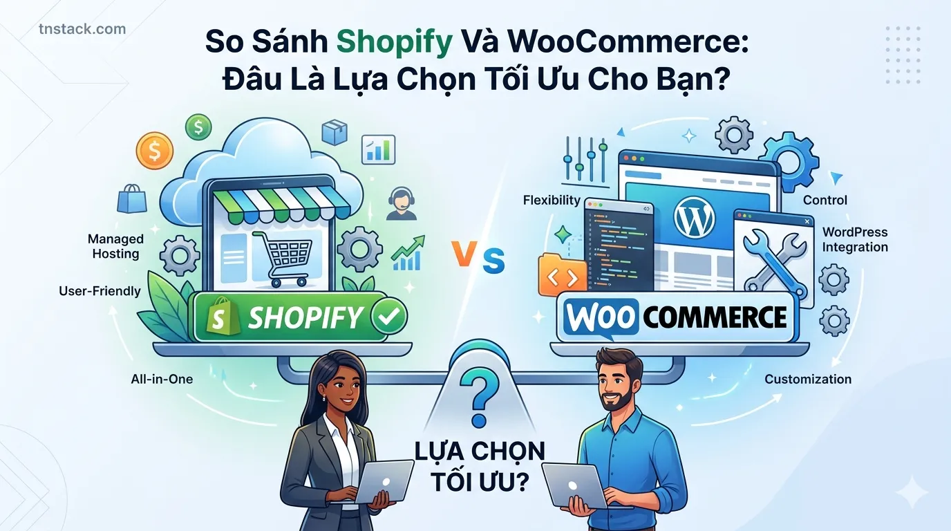 So Sánh Shopify Và WooCommerce