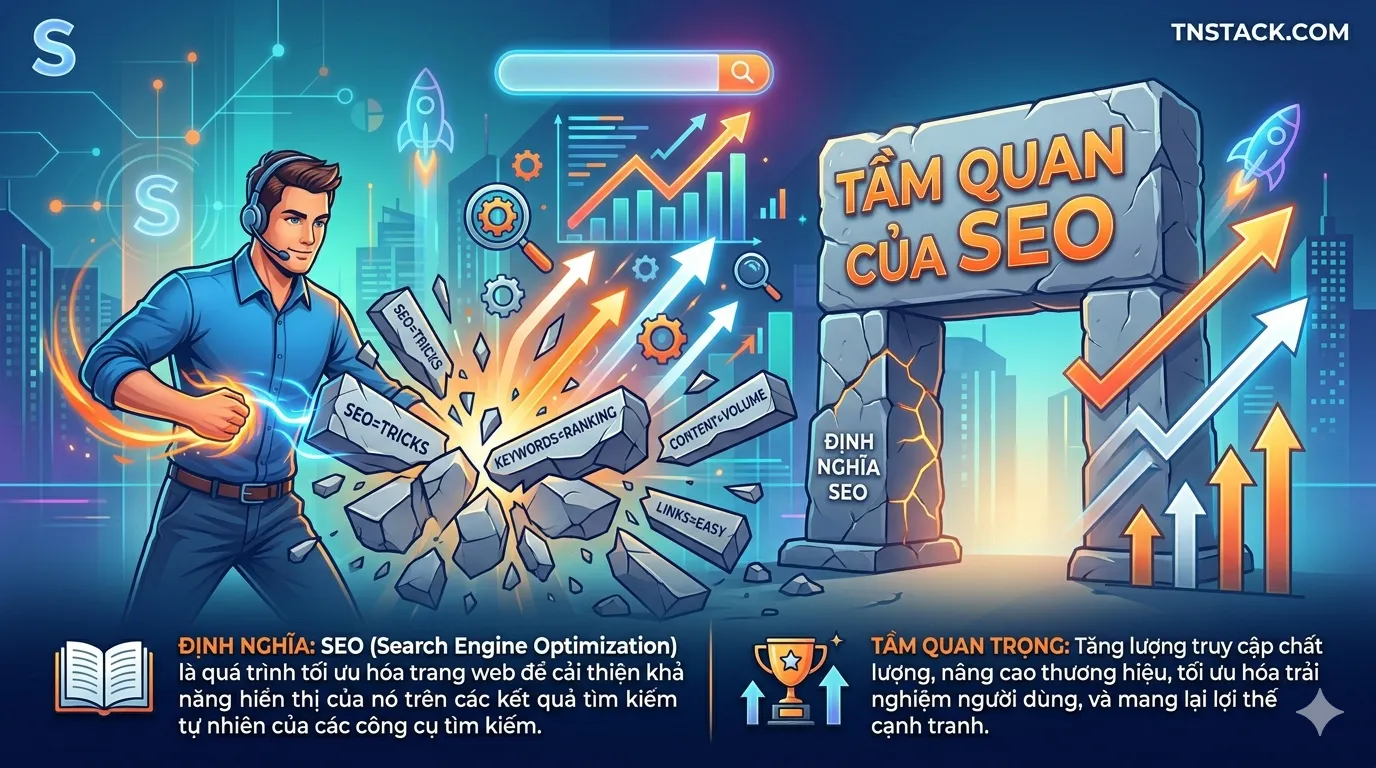 Tầm quan trọng của SEO - Phá vỡ những hiểu lầm về SEO và tối ưu hóa