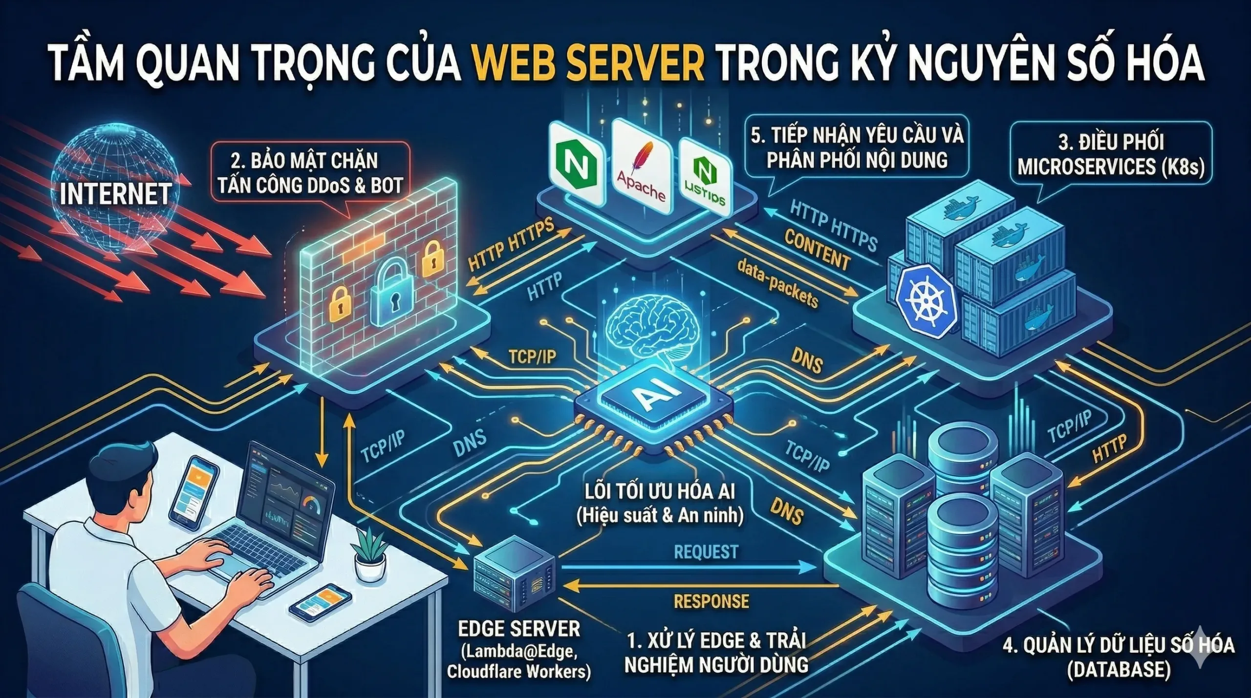 Tầm quan trọng của web server trong kỷ nguyên số
