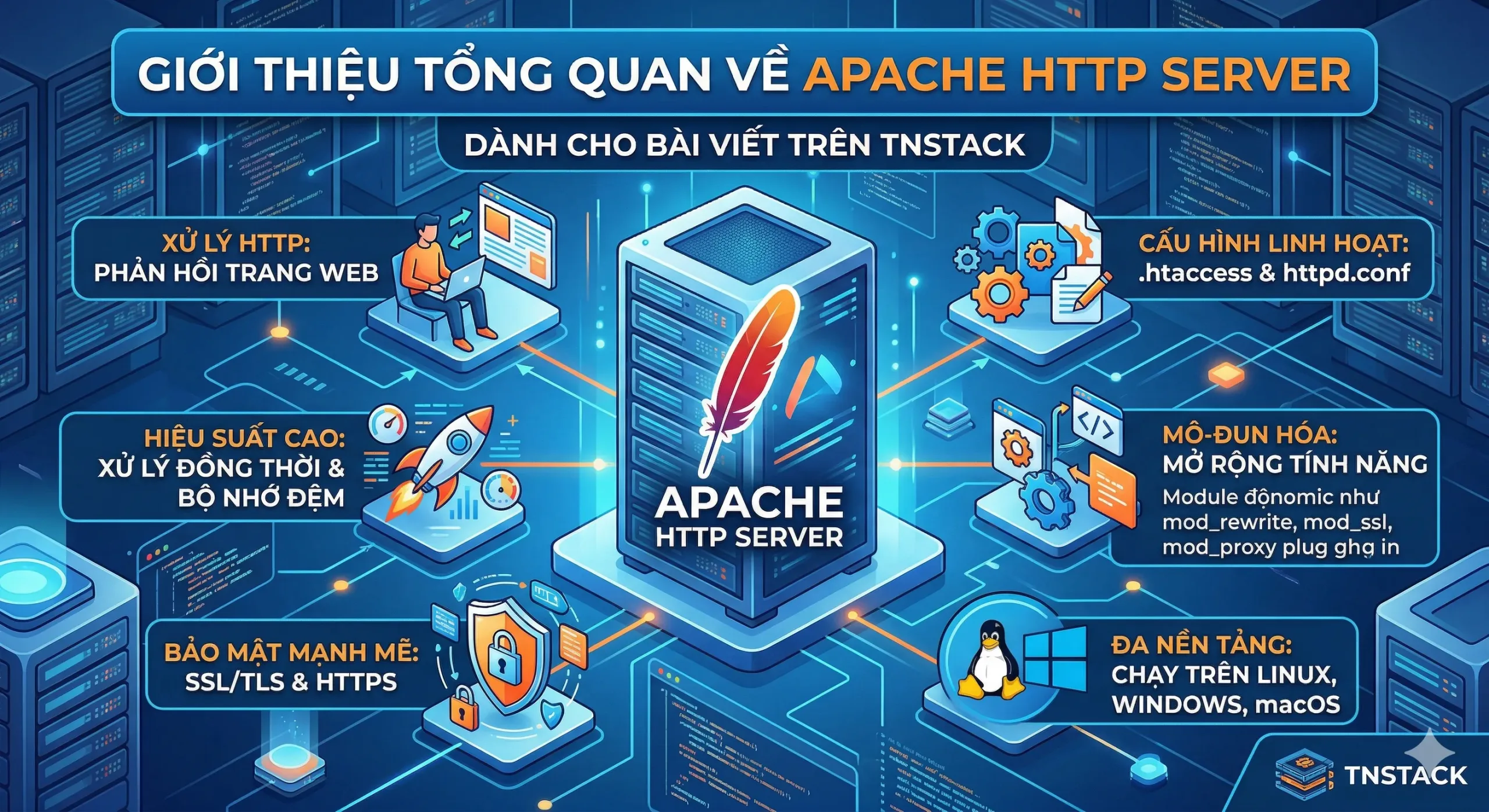 Tổng quan về Apache - So sánh Nginx và Apache: Lựa chọn web server phù hợp cho hệ thống của bạn