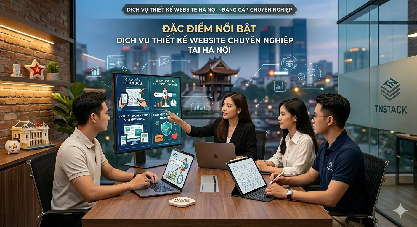 Đặc điểm nôi bật của dịch vụ thiết kế website chuyên nghiệp