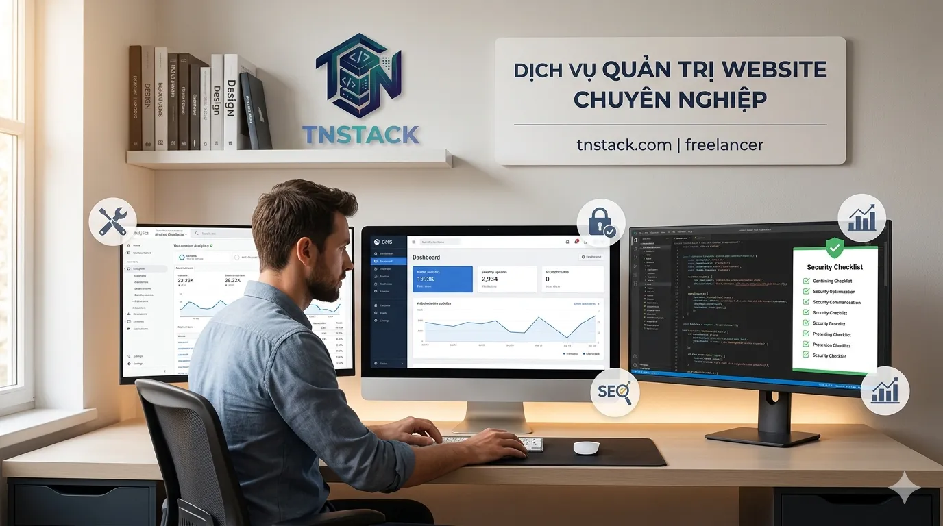 Dịch vụ quản trị Website chuyên nghiệp 1 Dịch vụ quản trị website