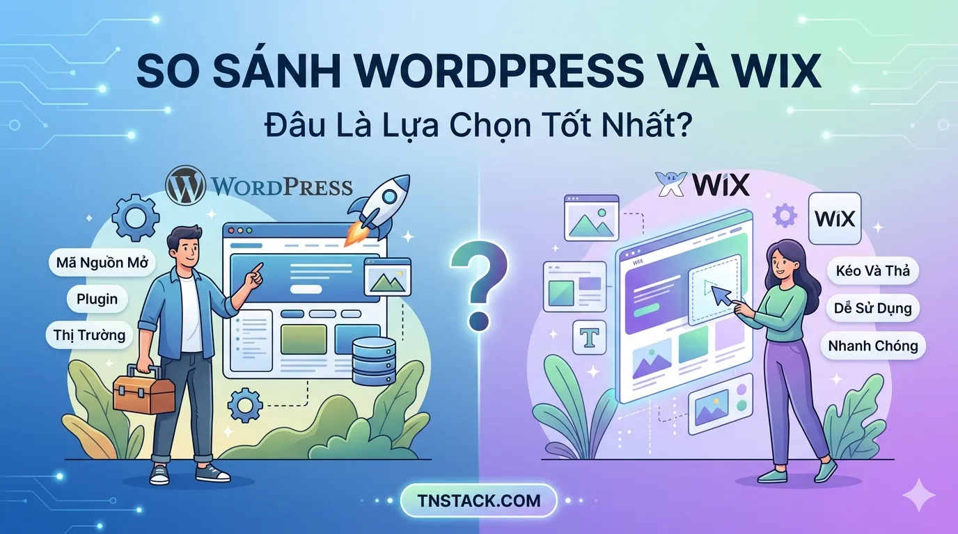 So Sánh WordPress Và Wix