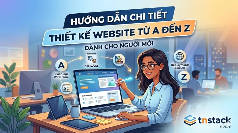 Hướng dẫn chi tiết: Thiết kế website từ A đến Z cho người mới 1 Thiết kế website từ A đến Z